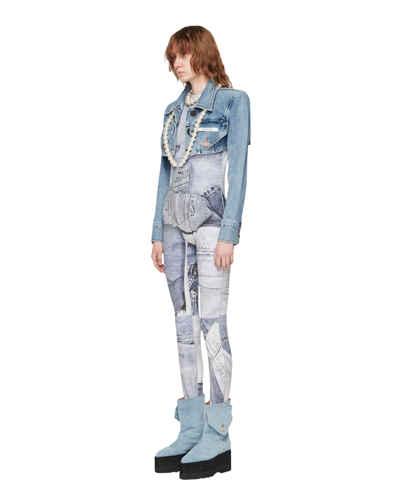 Kimhe Kim - Emma Denim Jacket (Blue) product image 2 | TRAB K-Fashion Australia