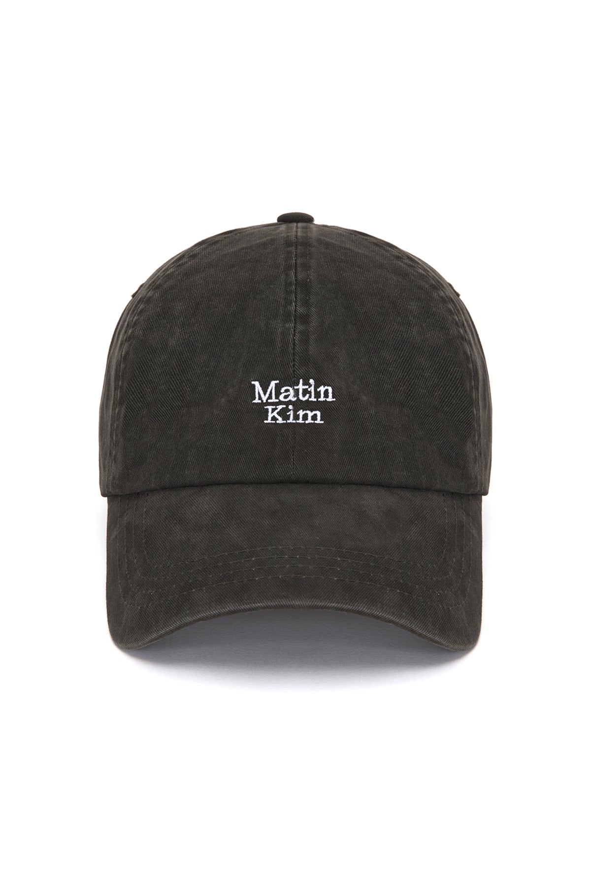 Matin Kim - Matin Mini Logo Ball Cap (Charcoal) product image 2 | TRAB K-Fashion Australia