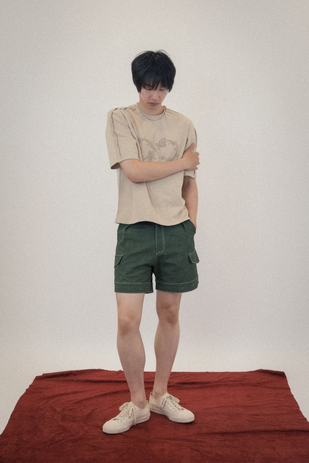 Ioedle - Assembled Cargo Pants With Screws Loosened (Green) product image 14 | TRAB K-Fashion Australia