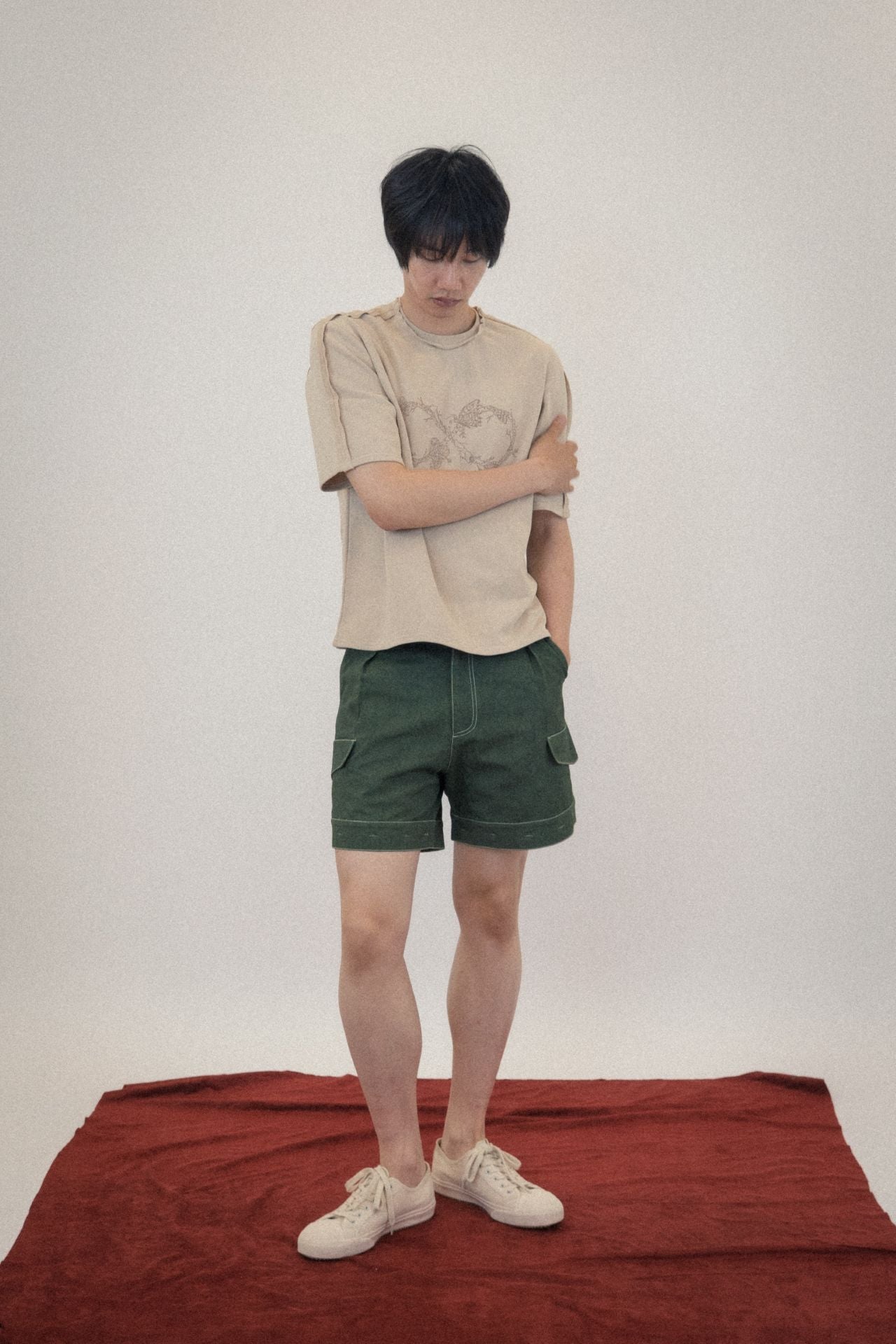 Ioedle - Assembled Cargo Pants With Screws Loosened (Green) product image 14 | TRAB K-Fashion Australia