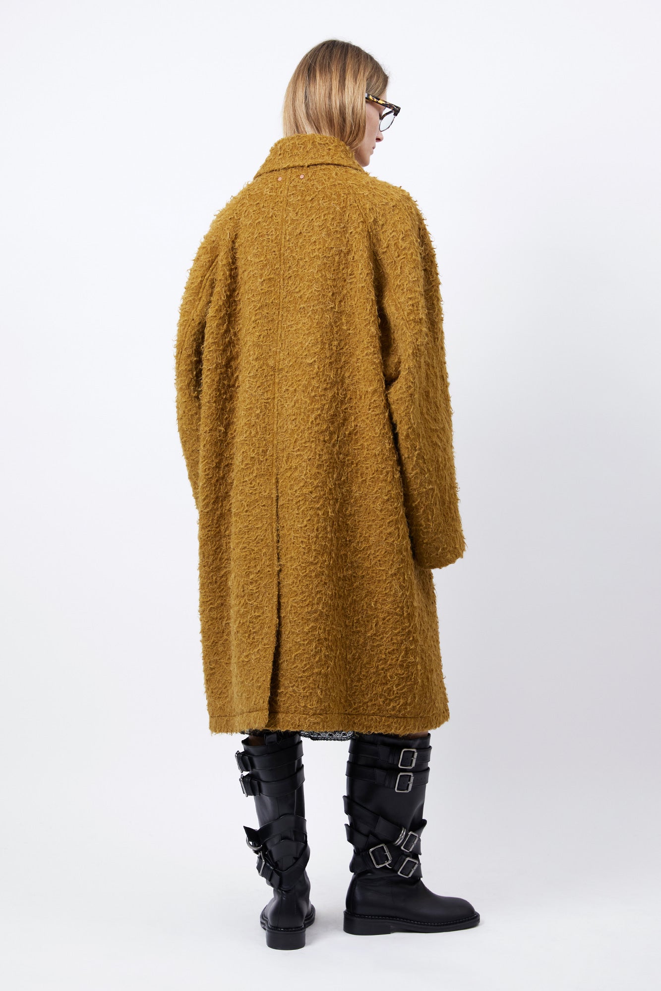 Andersson Bell - Unisex Casentino Raglan Coat (Brown) product image 10 | TRAB K-Fashion Australia