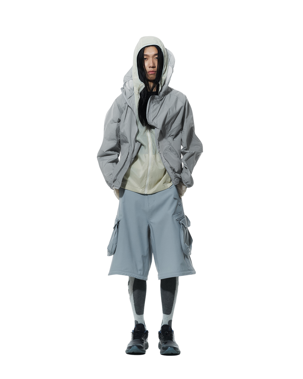 San San Gear - 3D Pocket Jacket (Sky Blue) product image 1 | TRAB K-Fashion Australia