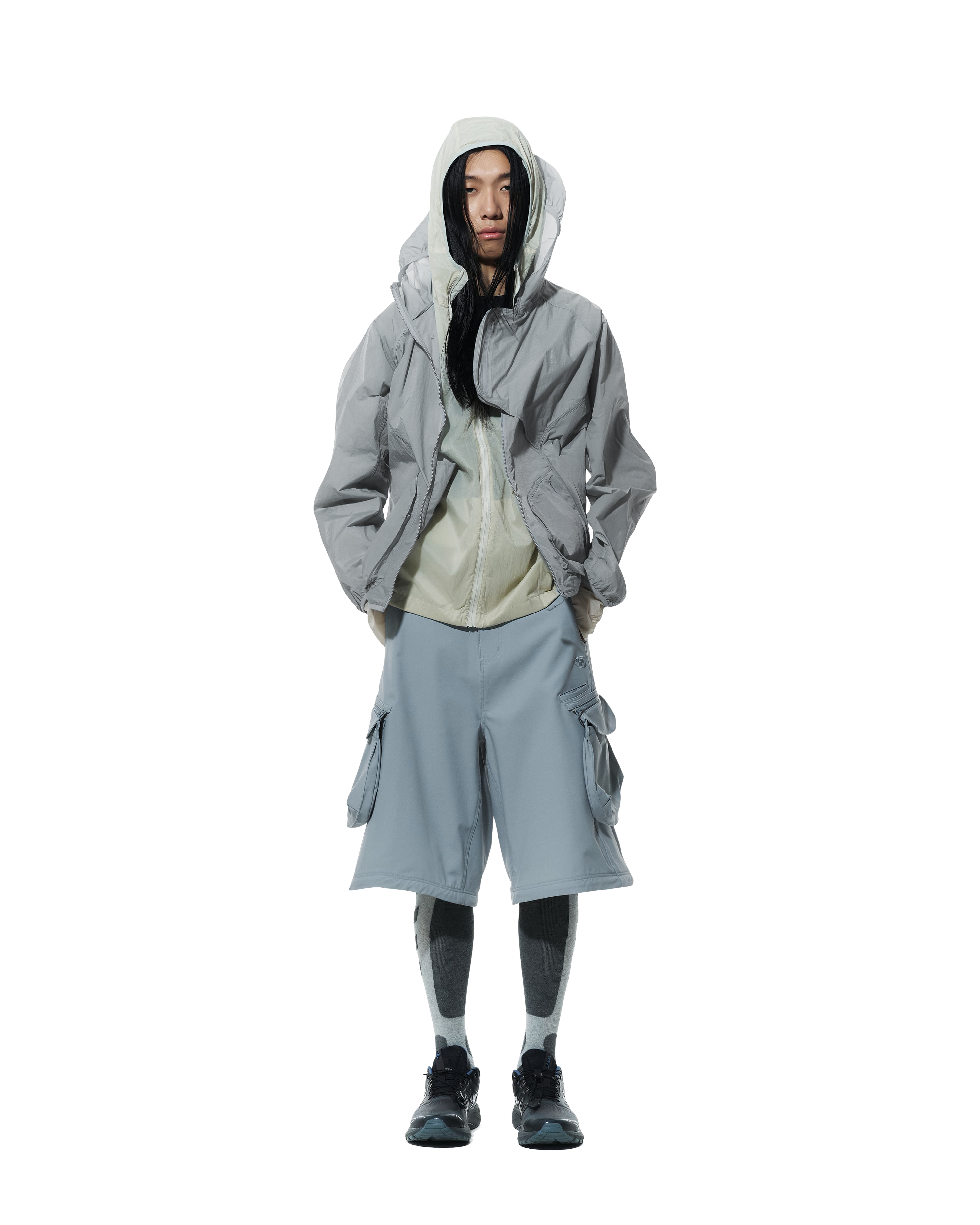 San San Gear - 3D Pocket Jacket (Sky Blue) product image 1 | TRAB K-Fashion Australia