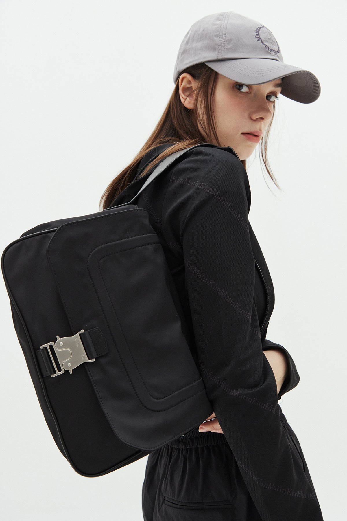 Matin Kim - Buckle Bag (Black) product image 5 | TRAB K-Fashion Australia