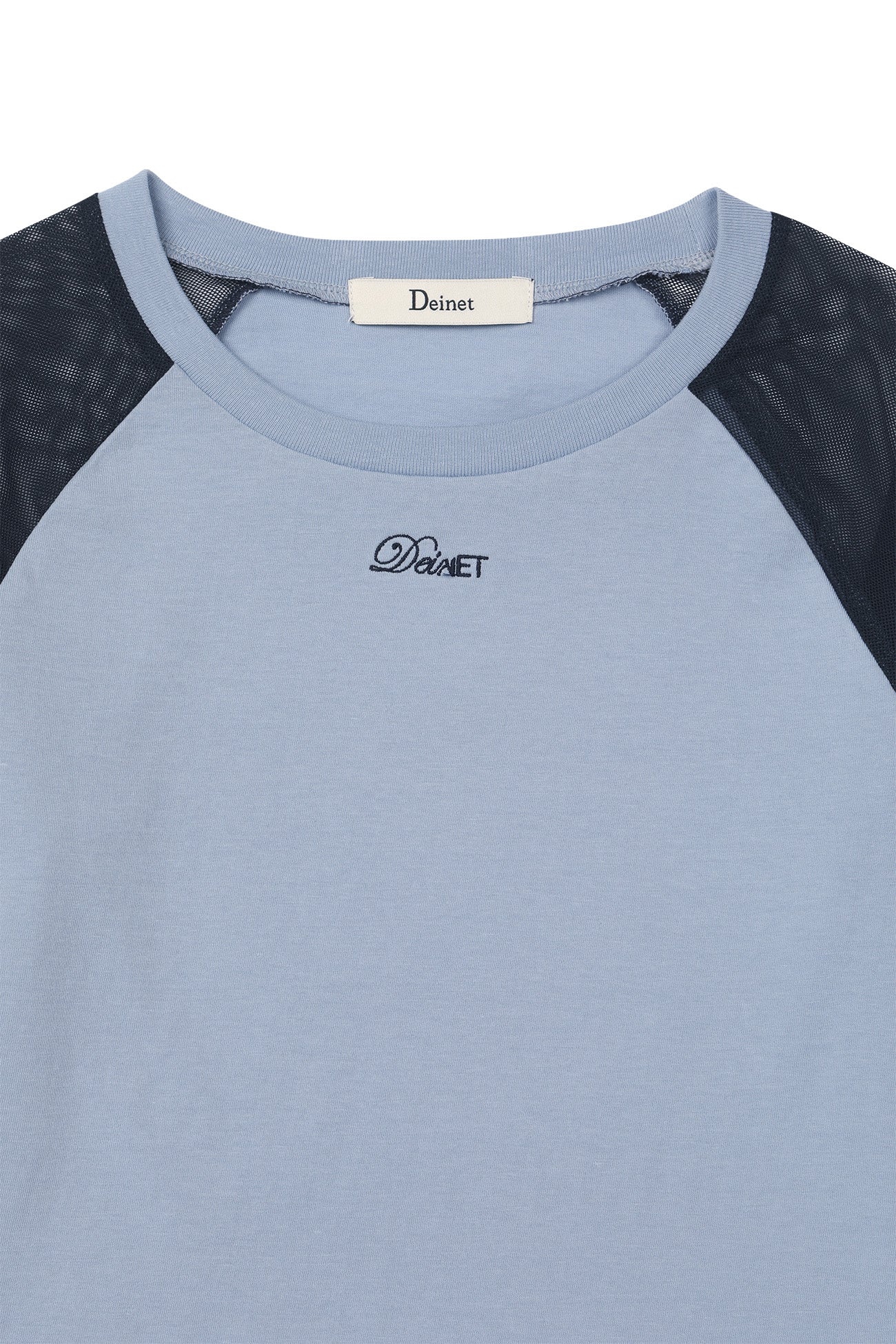 Deinet - Mesh Contrast Raglan Half Sleeve (Blue) product image 8 | TRAB K-Fashion Australia