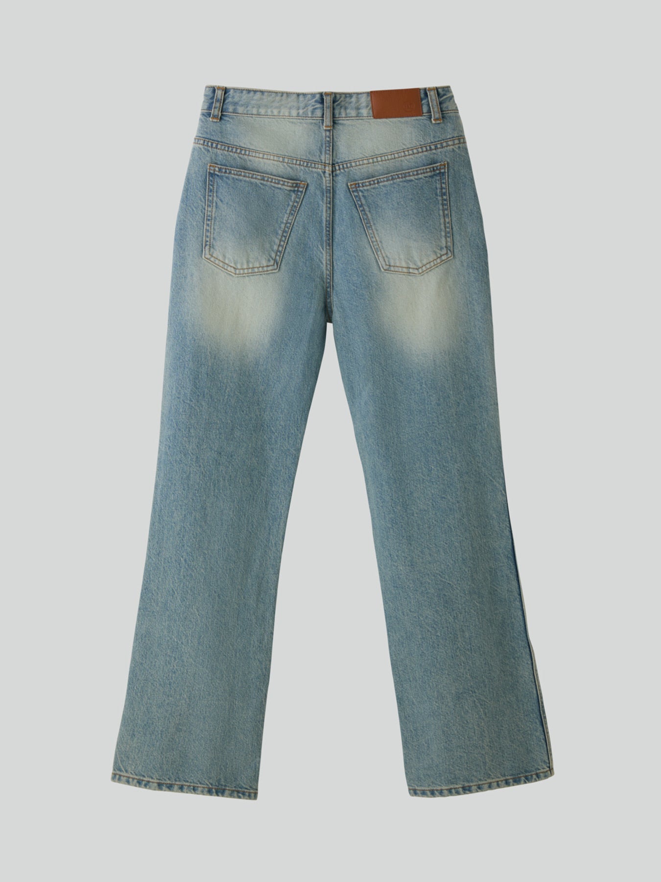 Recto - Semi Flare Denim Pants (Light Blue) product image 9 | TRAB K-Fashion Australia
