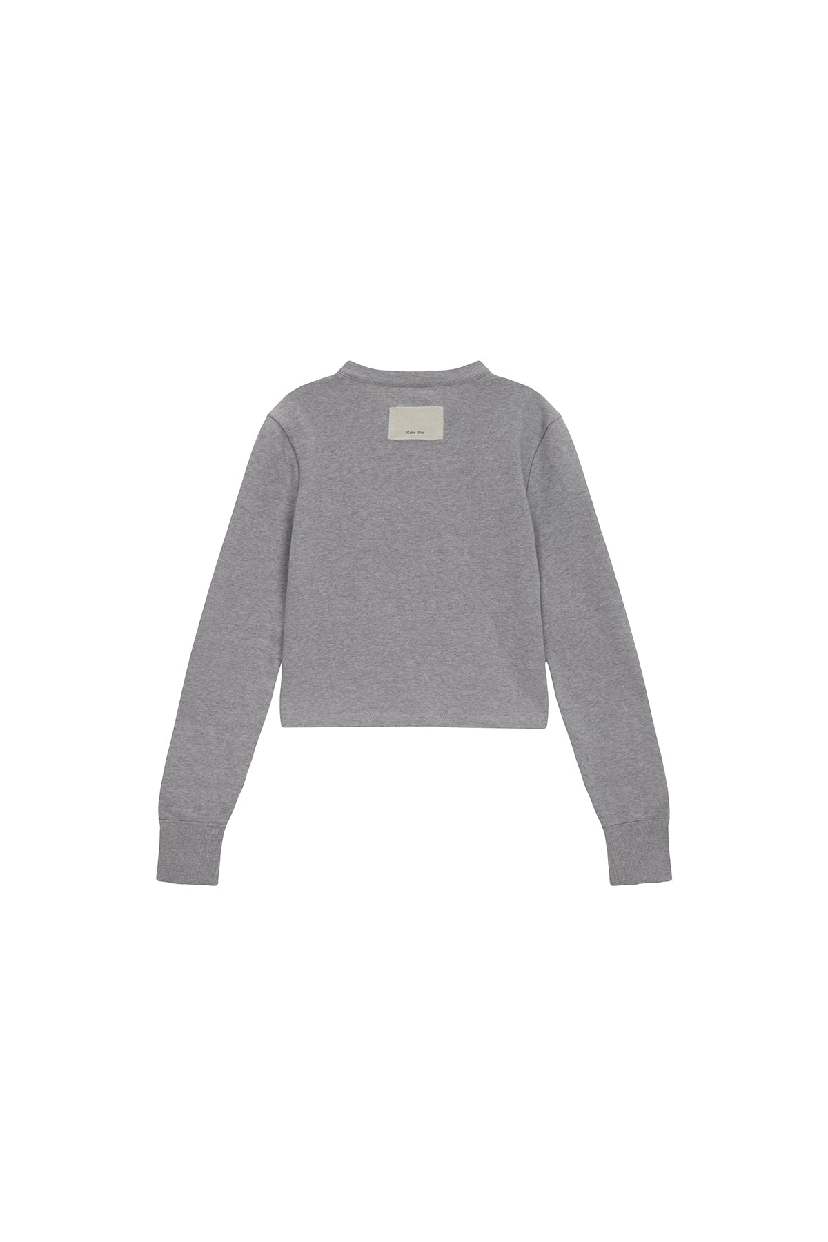 Matin Kim - Rib Point Jersey Cardigan (Grey) product image 2 | TRAB K-Fashion Australia