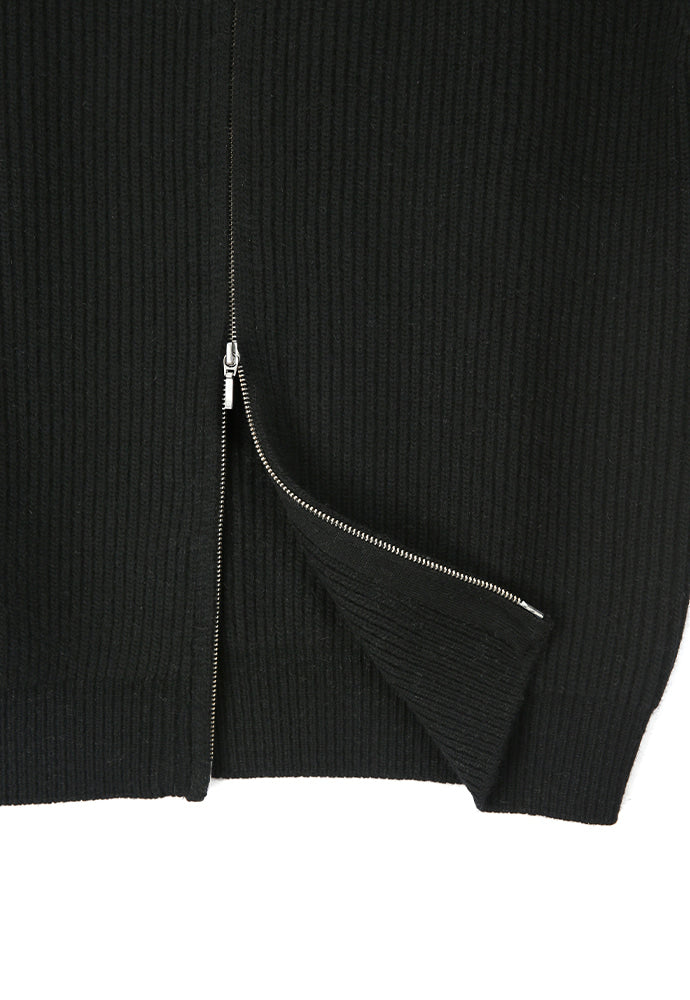 Art if acts - Cashmere Full Zip-up Jacket (Black) product image 14 | TRAB K-Fashion Australia