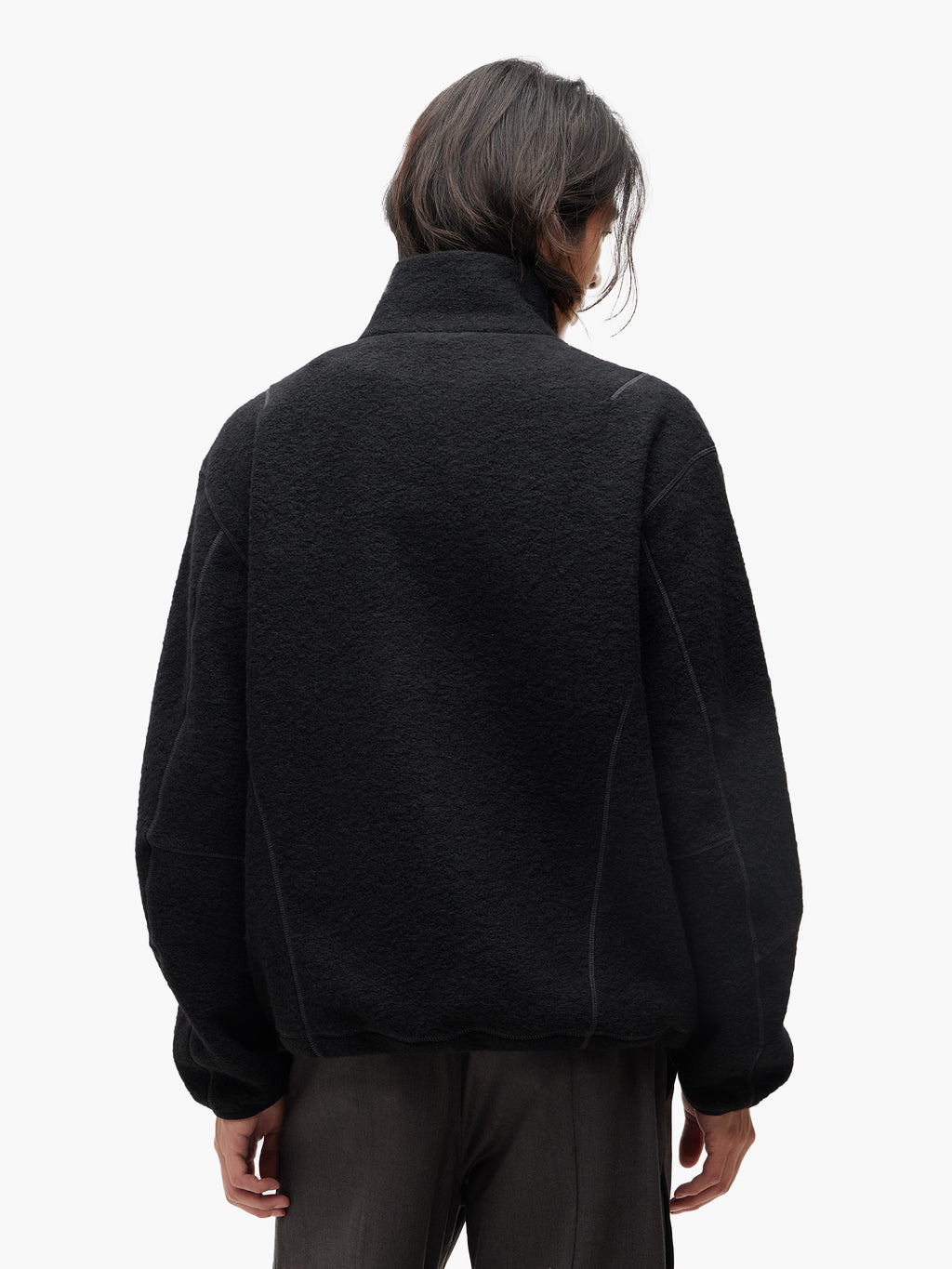 Jiyong Kim - Fleece Jacket (Black) product image 5 | TRAB K-Fashion Australia