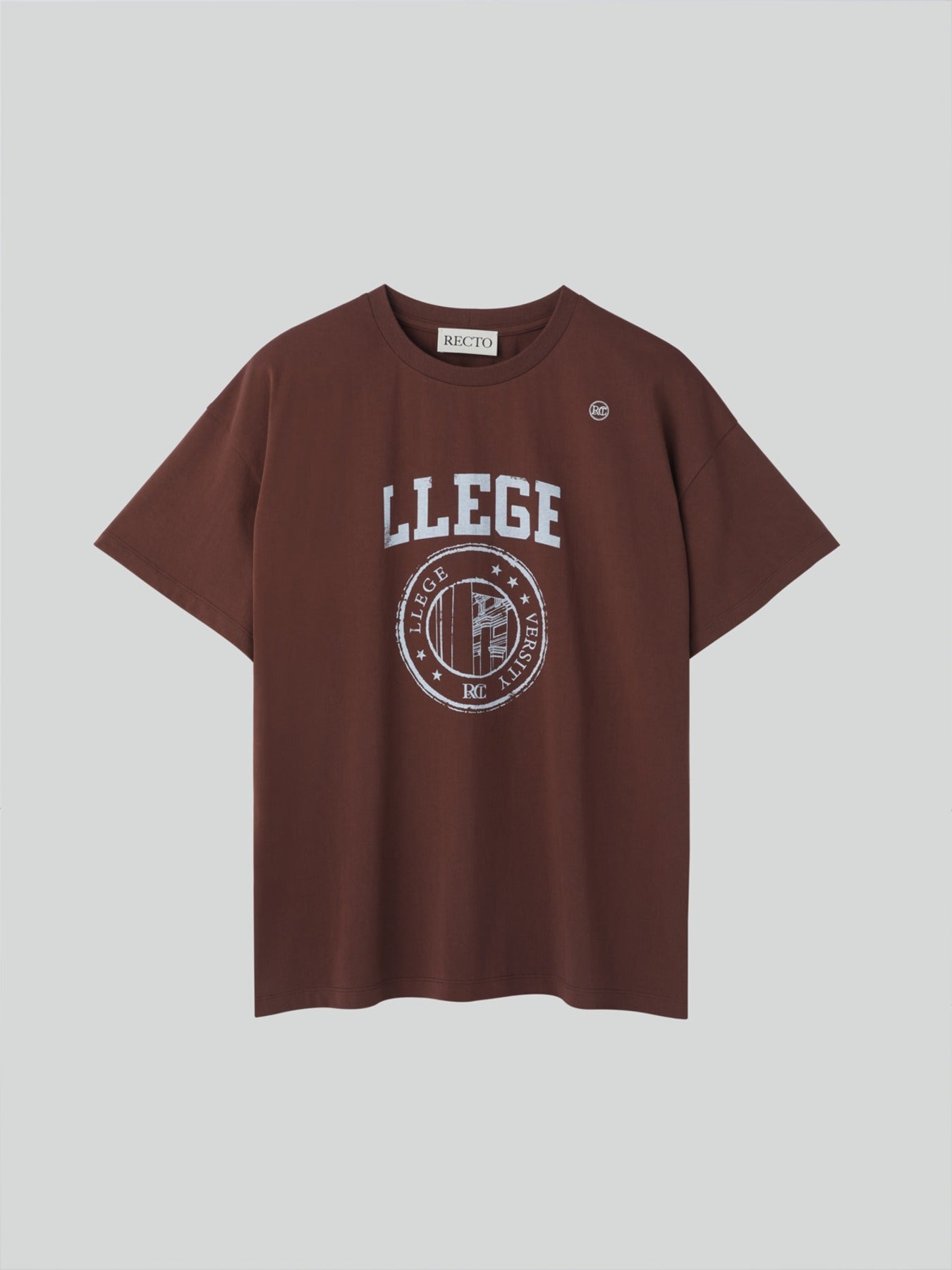 Recto - Llege Logo T-Shirt (Burgundy) product image 1 | TRAB K-Fashion Australia