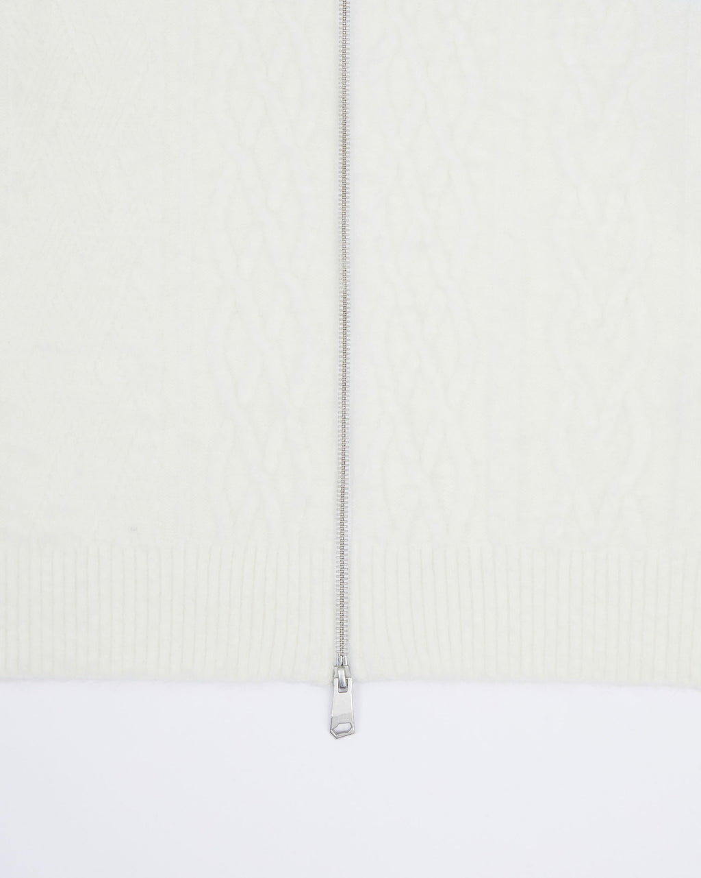 Ader Error - Rowy knit zip-up (Ivory) product image 8 | TRAB K-Fashion Australia