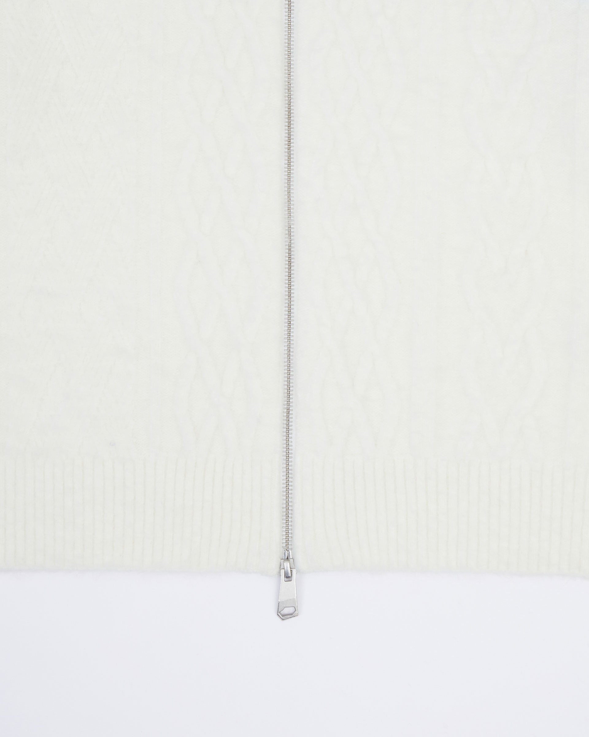 Ader Error - Rowy knit zip-up (Ivory) product image 8 | TRAB K-Fashion Australia