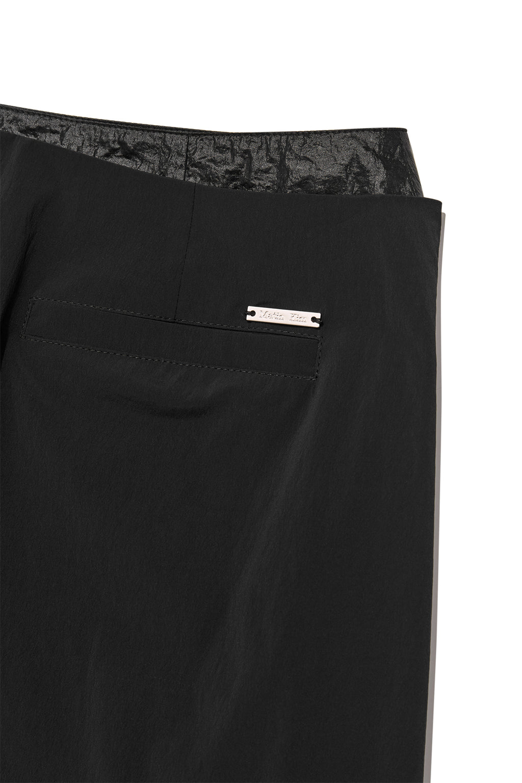 Matin Kim - Shirring Layered Maxi Skirt (Black) product image 6 | TRAB K-Fashion Australia
