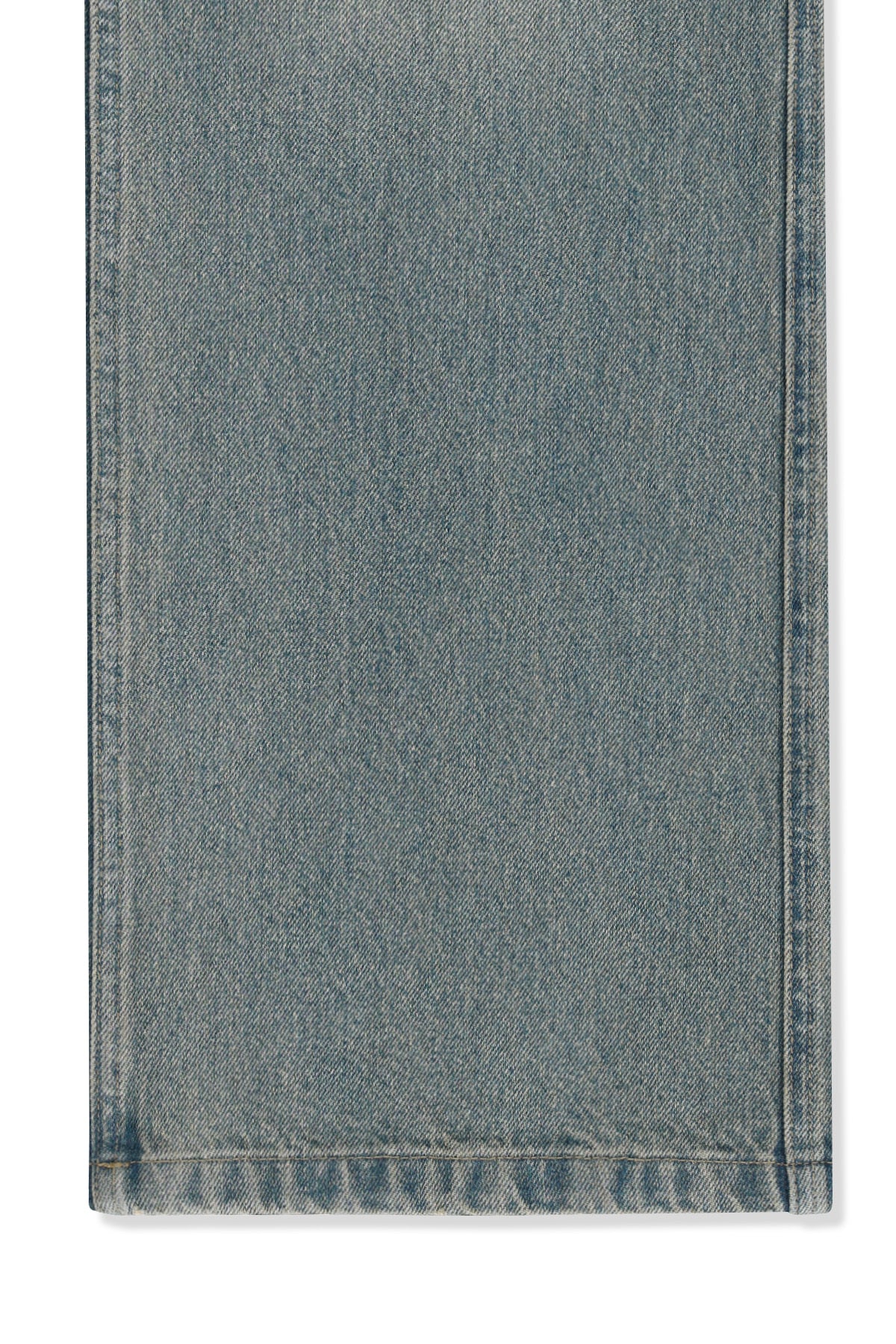 Matin Kim - Apron Layered Denim Pants (Blue) product image 5 | TRAB K-Fashion Australia