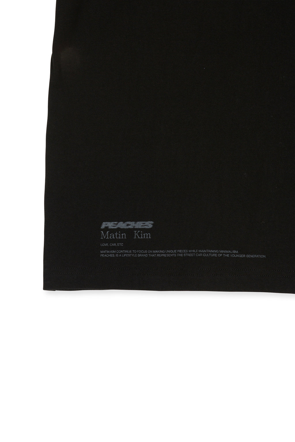 Matin Kim - Peaches Love Car Etc Graphic Top (Black) product image 7 | TRAB K-Fashion Australia