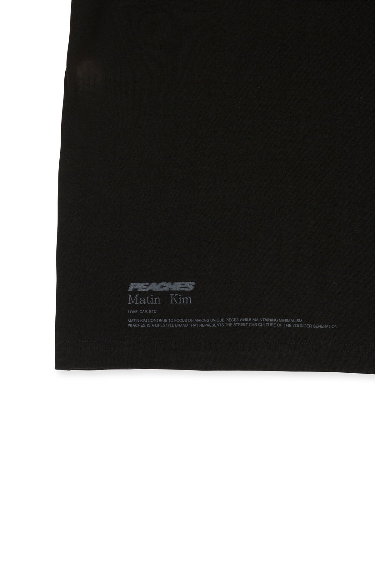 Matin Kim - Peaches Love Car Etc Graphic Top (Black) product image 7 | TRAB K-Fashion Australia