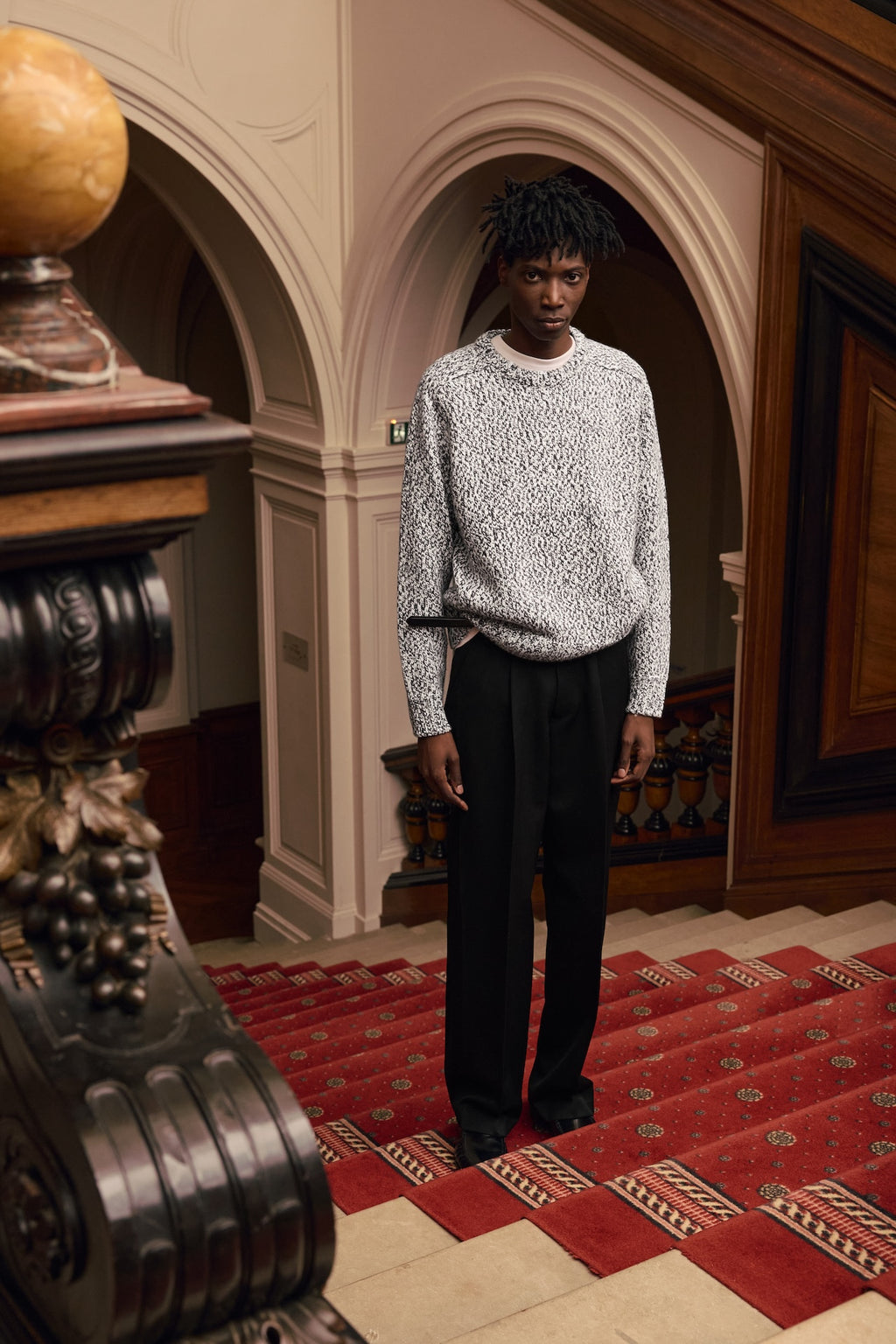 STU - Heather Round Neck Knit (OC) product image 14 | TRAB K-Fashion Australia