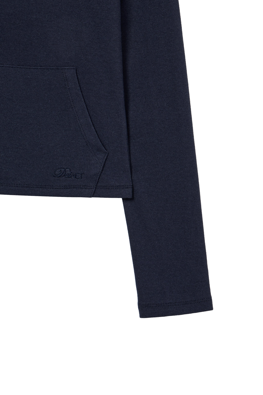 Deinet - Basic Slim Hoodie (Navy) product image 4 | TRAB K-Fashion Australia