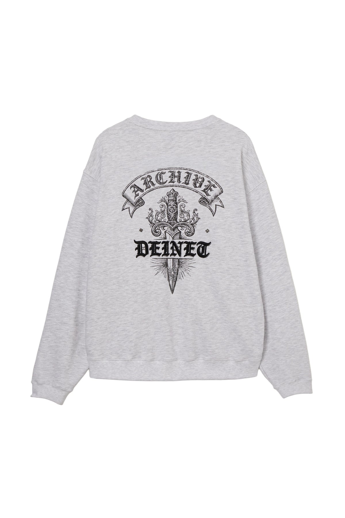 Deinet - Archive Crest Sweatshirt (Melange Grey) product image 2 | TRAB K-Fashion Australia