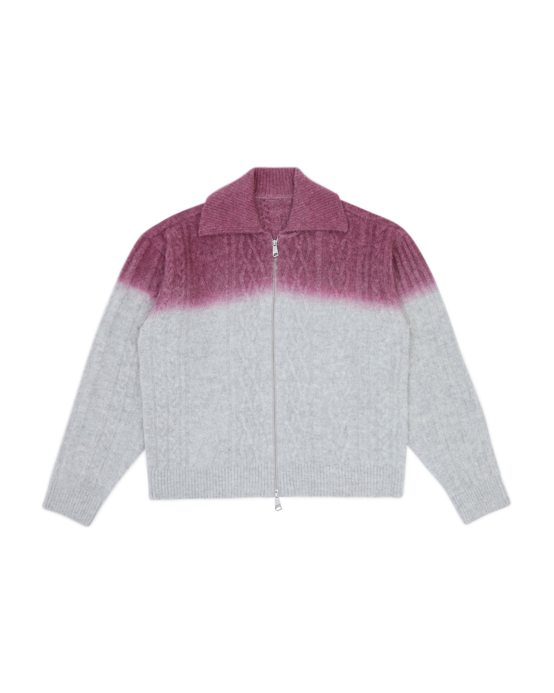 Ader Error - Rowy knit zip-up (Grey) product image 12 | TRAB K-Fashion Australia