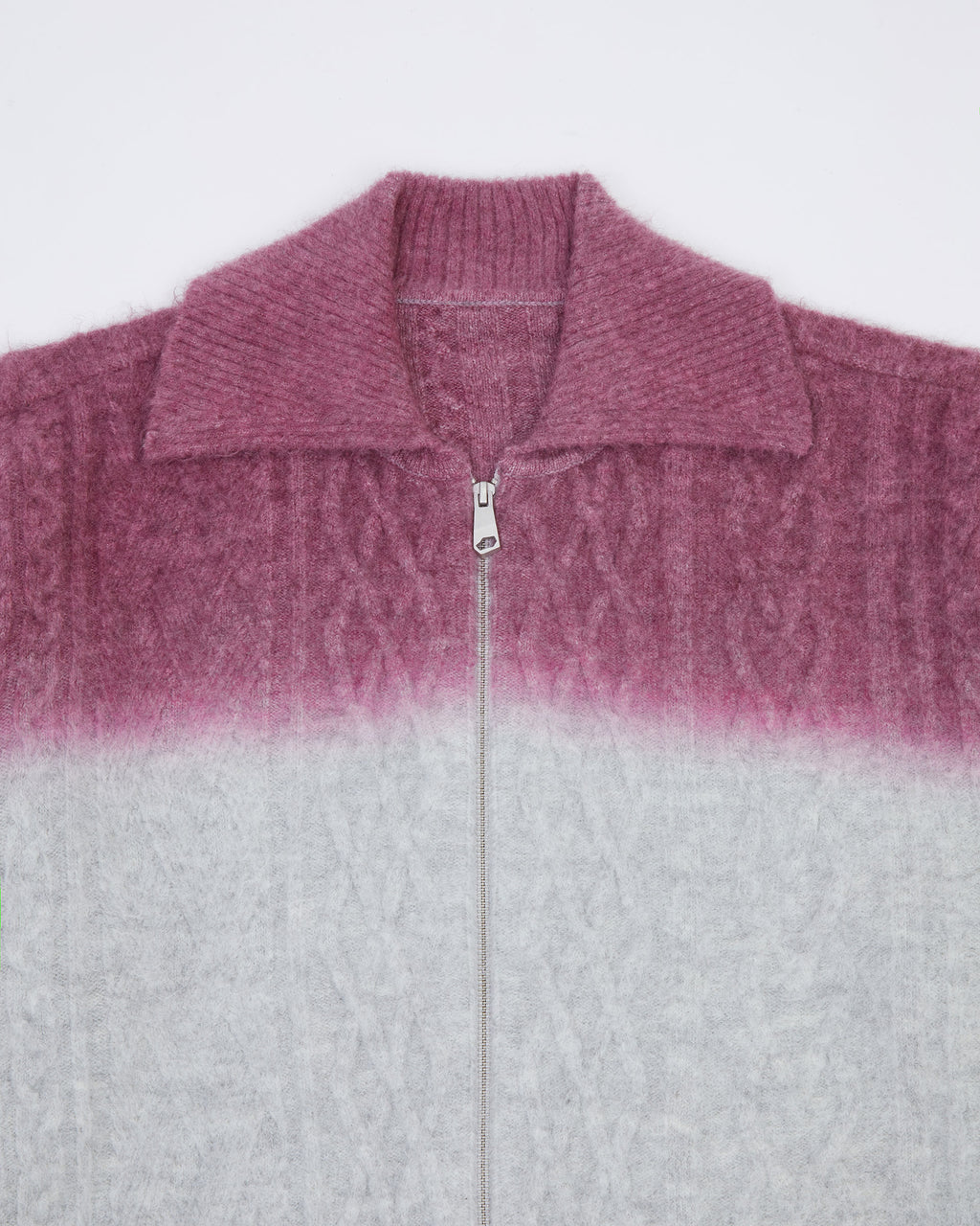 Ader Error - Rowy knit zip-up (Grey) product image 6 | TRAB K-Fashion Australia