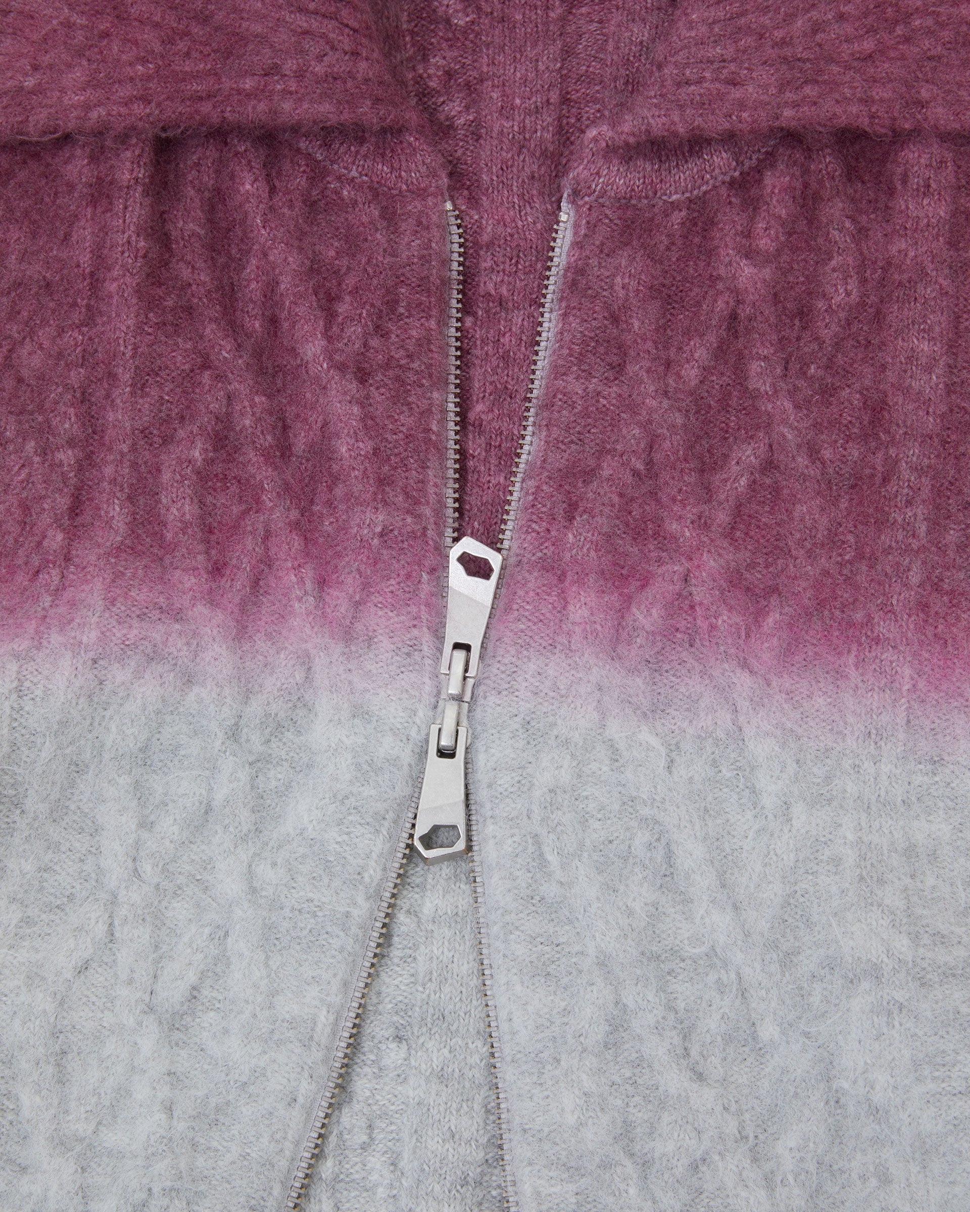 Ader Error - Rowy knit zip-up (Grey) product image 7 | TRAB K-Fashion Australia