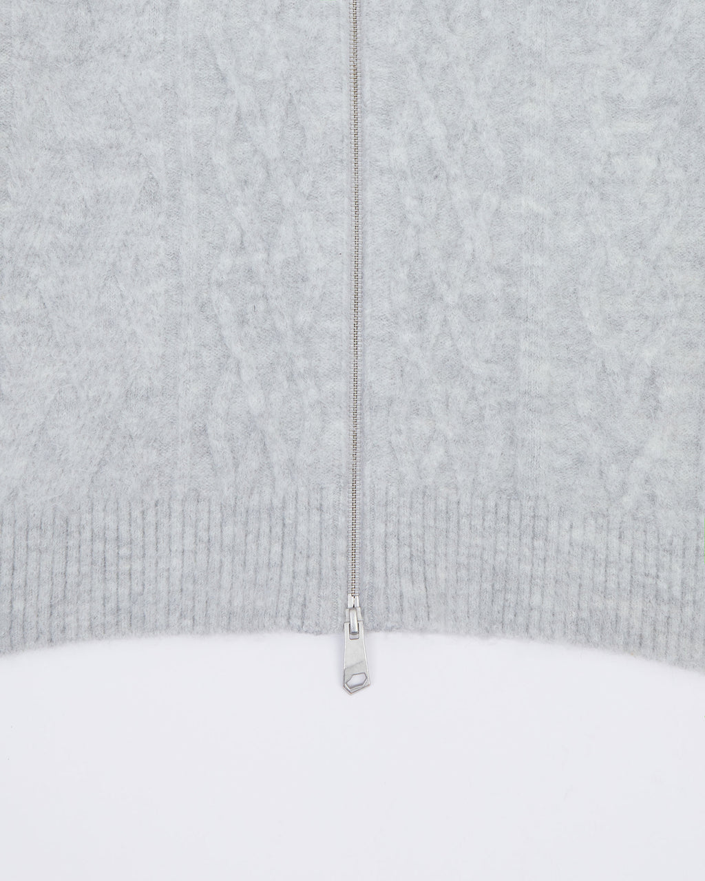 Ader Error - Rowy knit zip-up (Grey) product image 8 | TRAB K-Fashion Australia