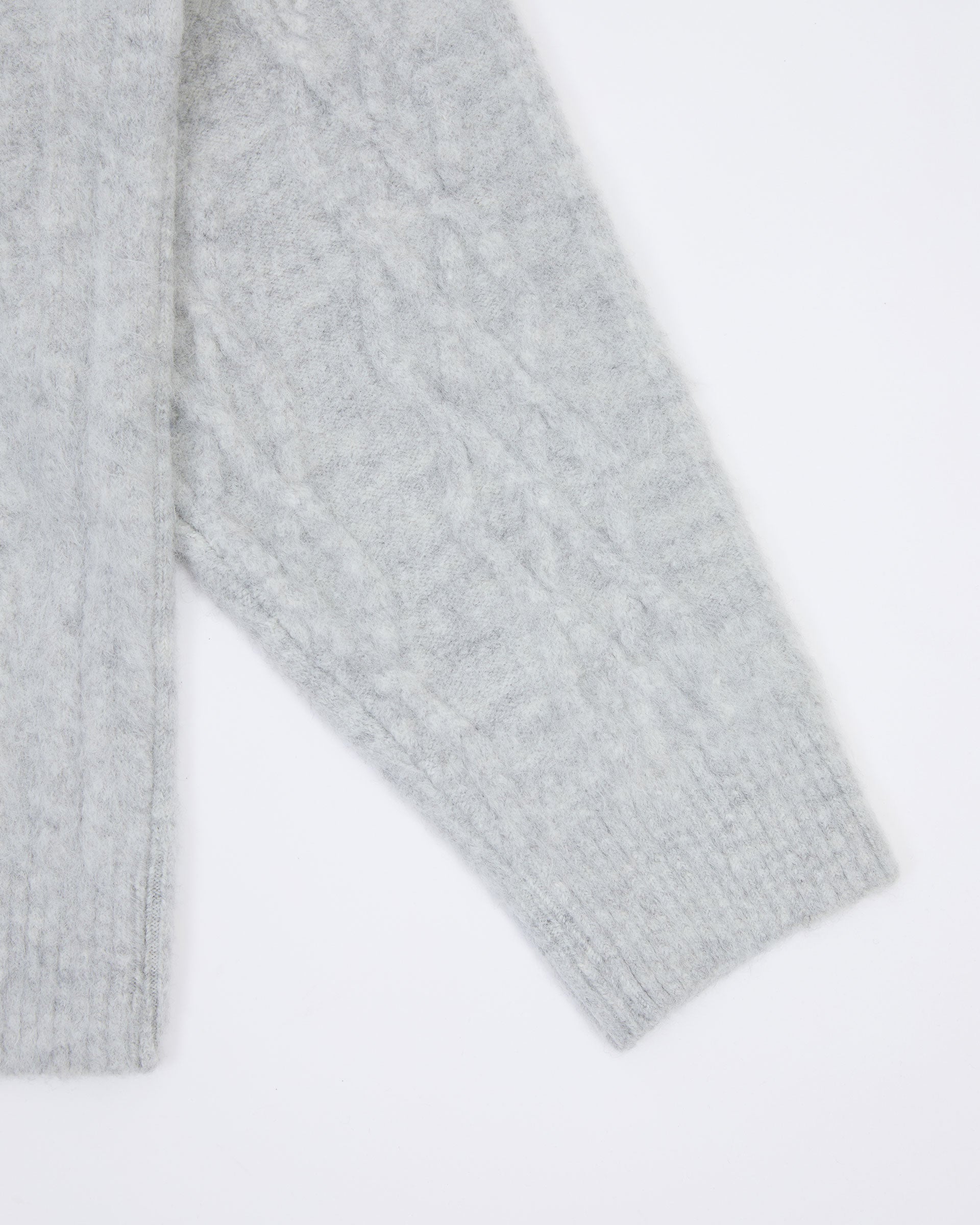 Ader Error - Rowy knit zip-up (Grey) product image 9 | TRAB K-Fashion Australia