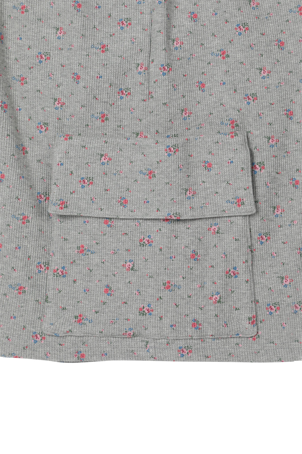 Deinet - Soft Waffle Flower Jersey Cargo Bermuda Pants (Melange Grey) product image 14 | TRAB K-Fashion Australia