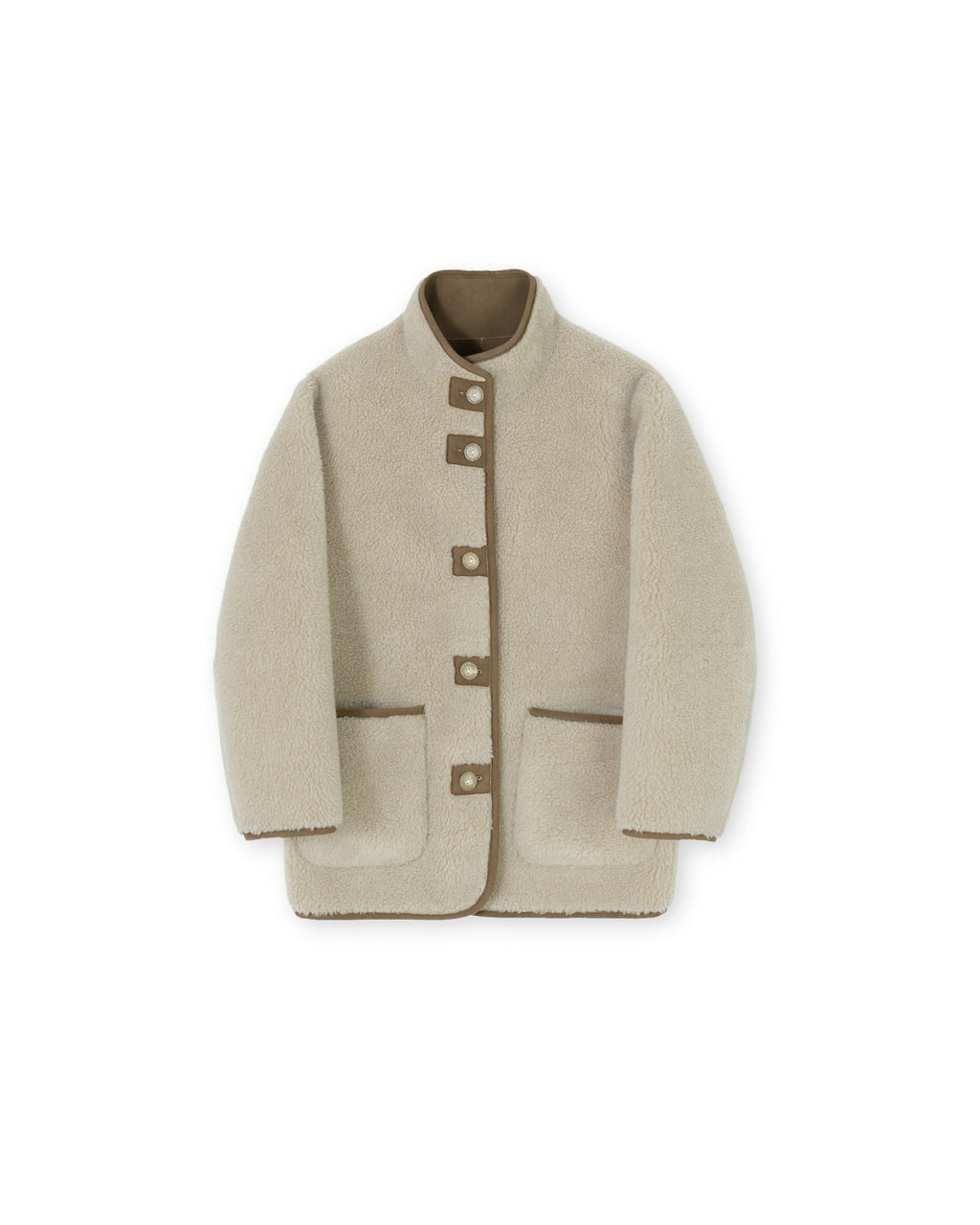 Brownyard - Reversible Shearling Jacket (Beige) product image 6 | TRAB K-Fashion Australia