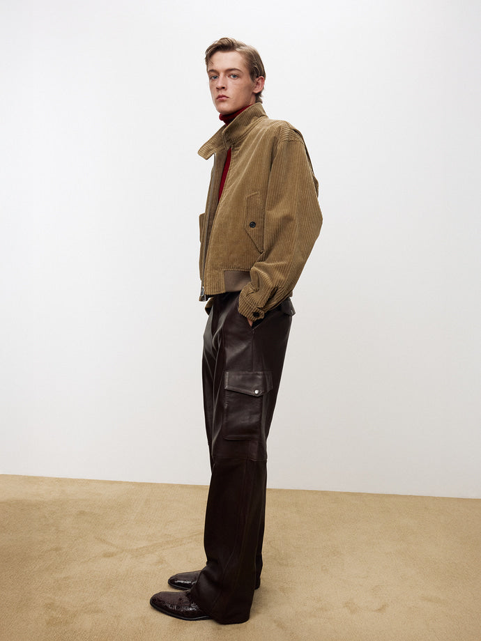 Tonywack - Italian Corduroy Harrington Jacket (Beige Khaki) product image 3 | TRAB K-Fashion Australia