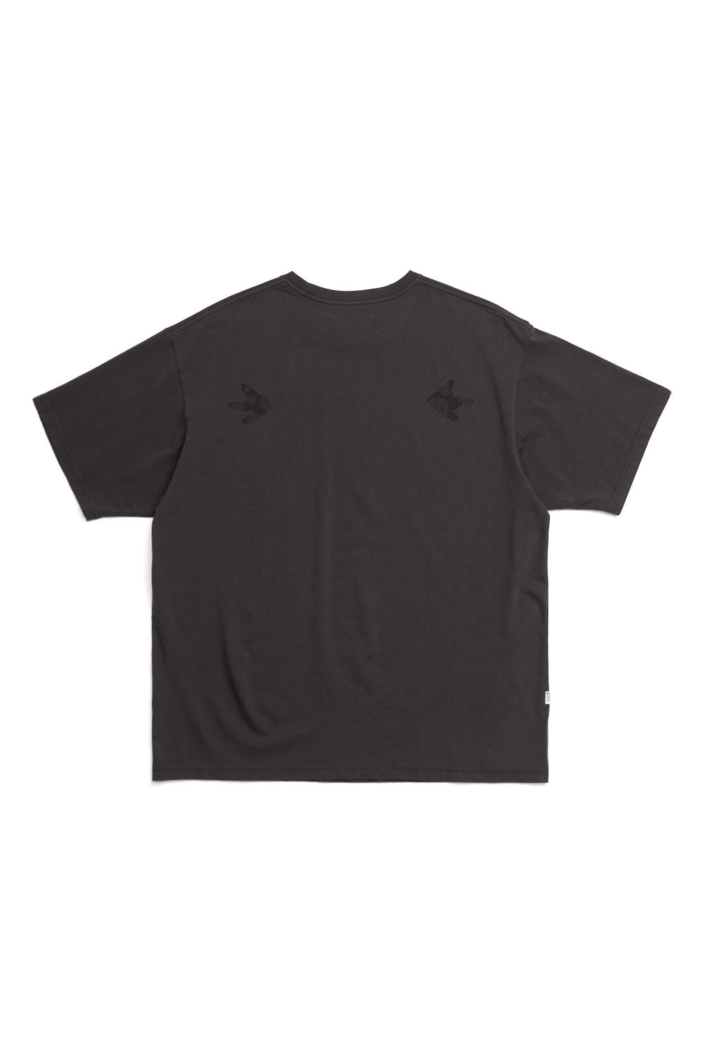 Hatchingroom - VTG Paisley Bird Tee Washed (Charcoal) product image 2 | TRAB K-Fashion Australia