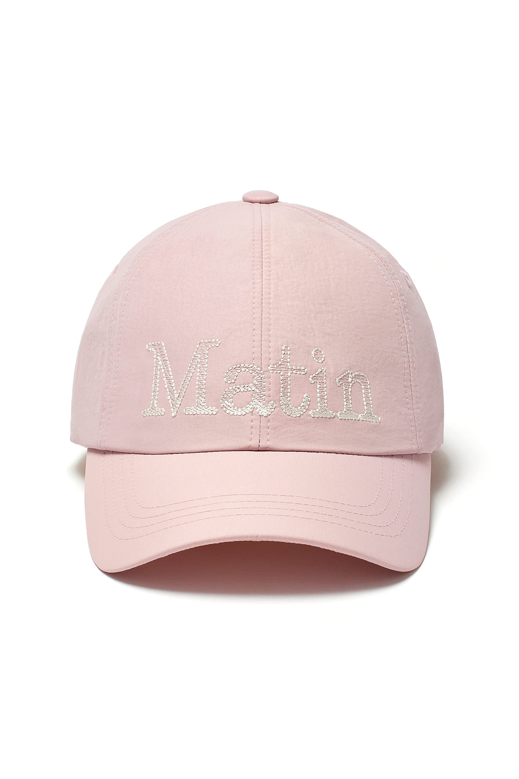 Matin Kim - Matin Glossy Ball Cap (Pink) product image 1 | TRAB K-Fashion Australia