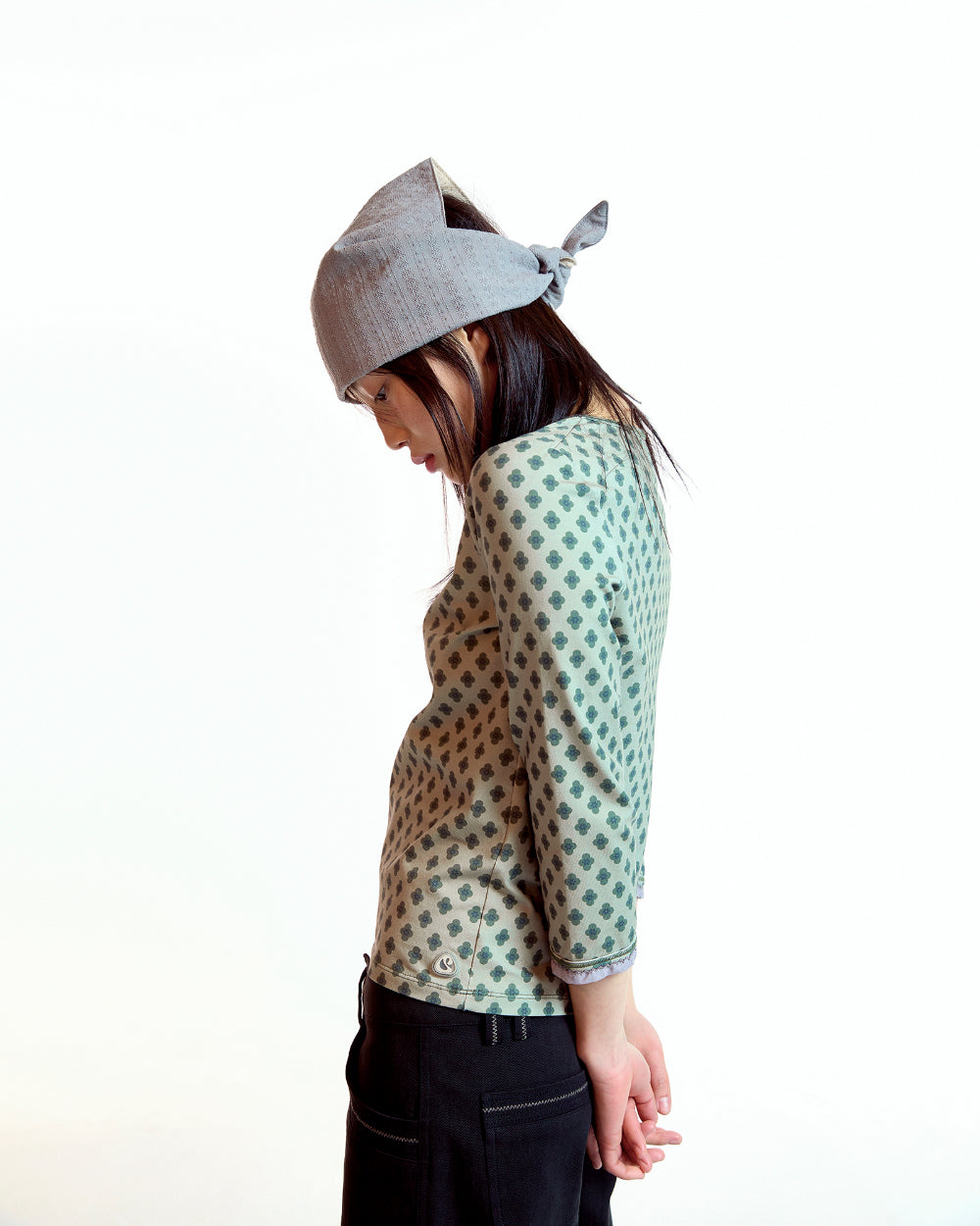 Coyseio - Flower Capri Sleeve (Light Khaki) product image 5 | TRAB K-Fashion Australia
