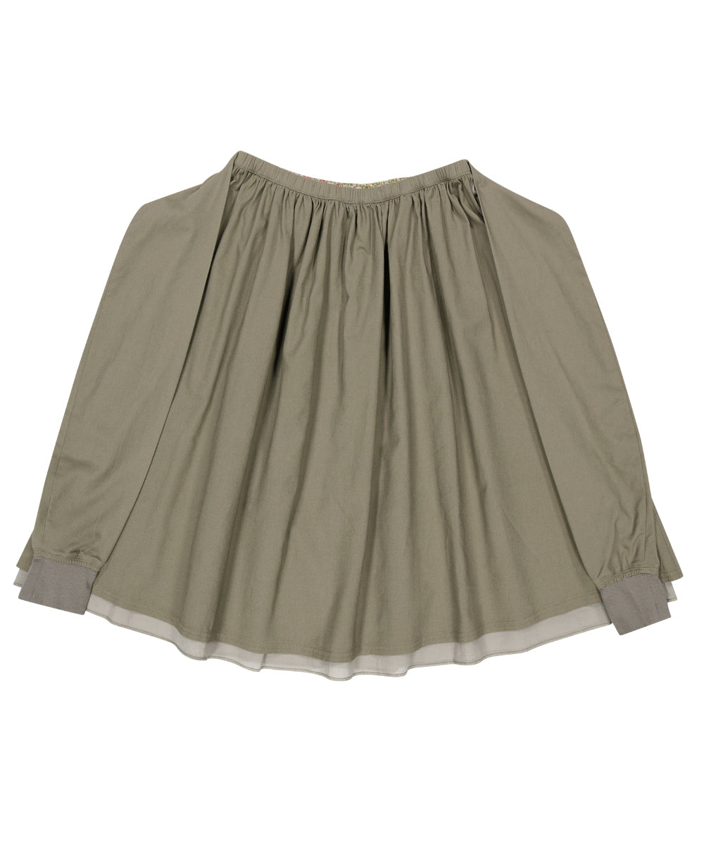 Coyseio - Strap Shirring Skirt (Ash Brown) product image 12 | TRAB K-Fashion Australia