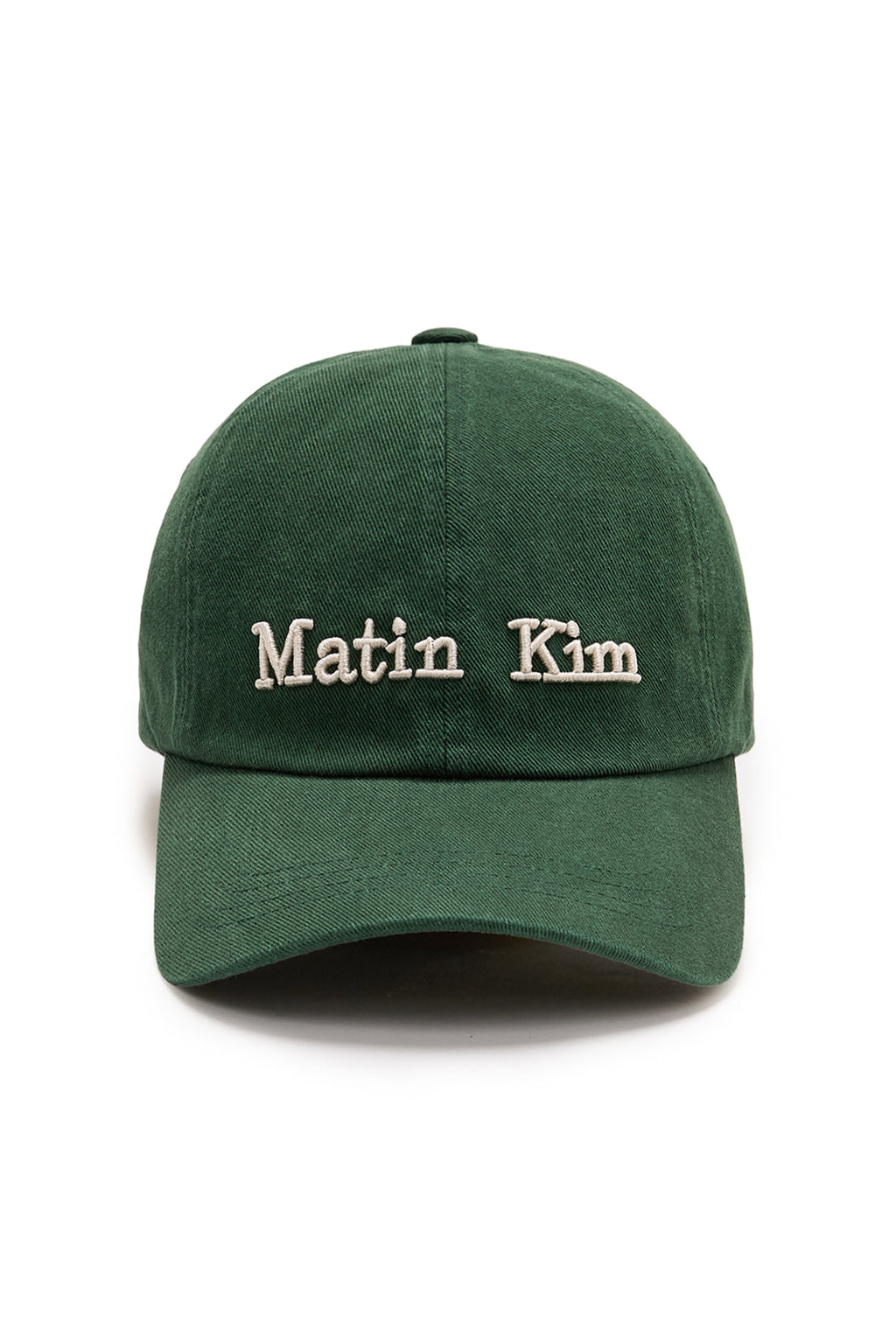 Matin Kim - Matin Dusty Classic Logo Ball Cap (Green) product image 1 | TRAB K-Fashion Australia