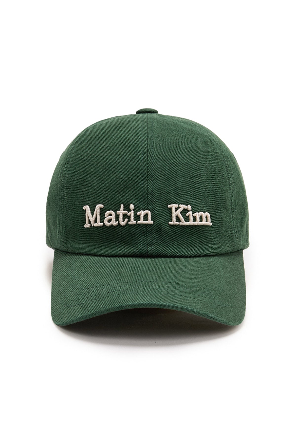 Matin Kim - Matin Dusty Classic Logo Ball Cap (Green) product image 1 | TRAB K-Fashion Australia