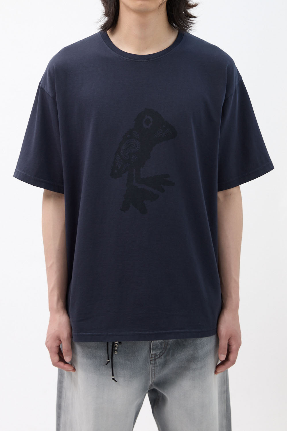 Hatchingroom - VTG Paisley Bird Tee Washed Dark (Navy) product image 7 | TRAB K-Fashion Australia