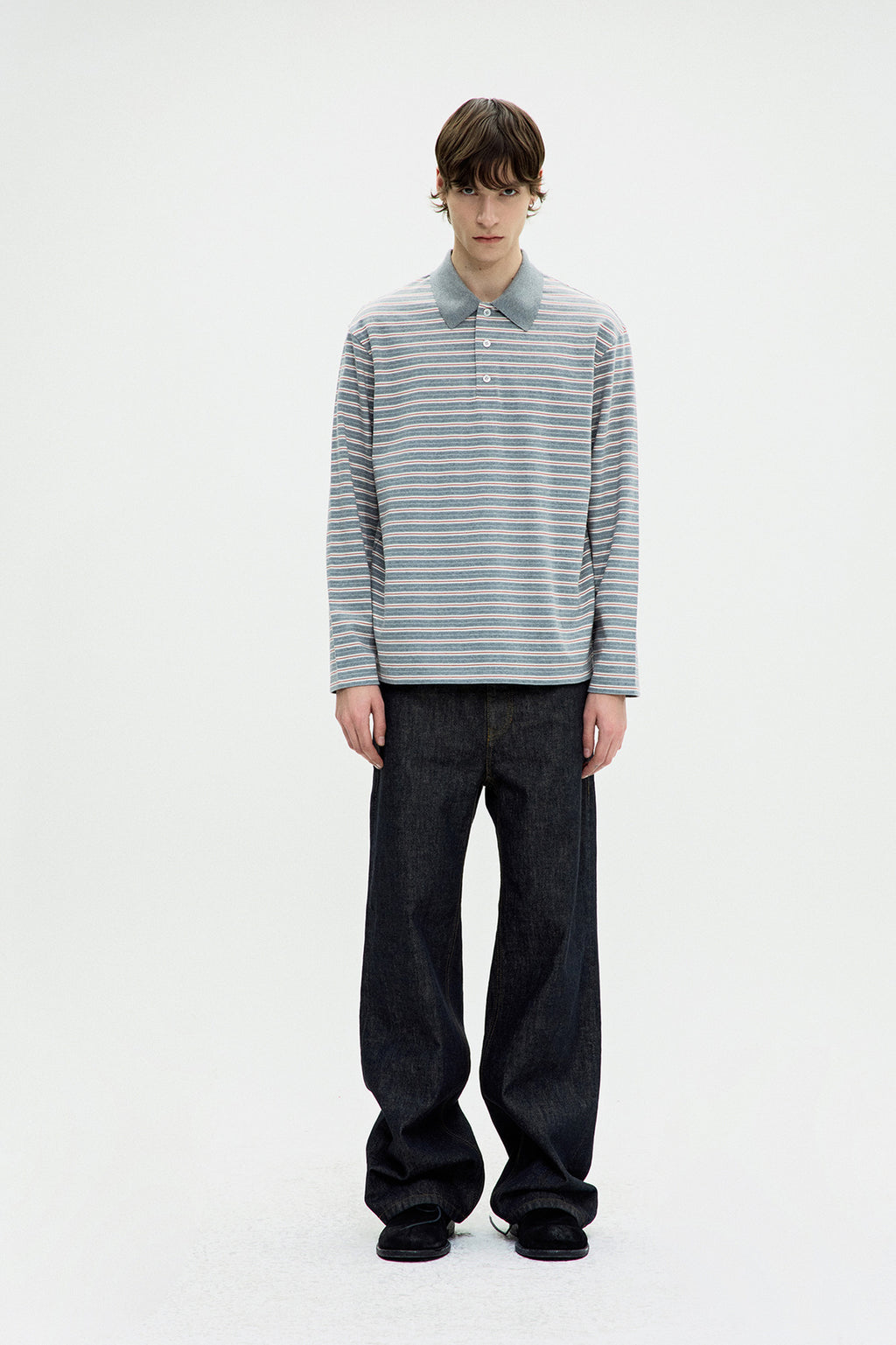 Coor - Rigid Semi Flare Jeans (Indigo) product image 2 | TRAB K-Fashion Australia