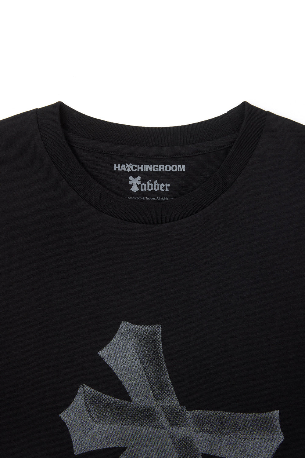 Hatchingroom - Tabber Symbol Graphic T-shirt (Black) product image 3 | TRAB K-Fashion Australia