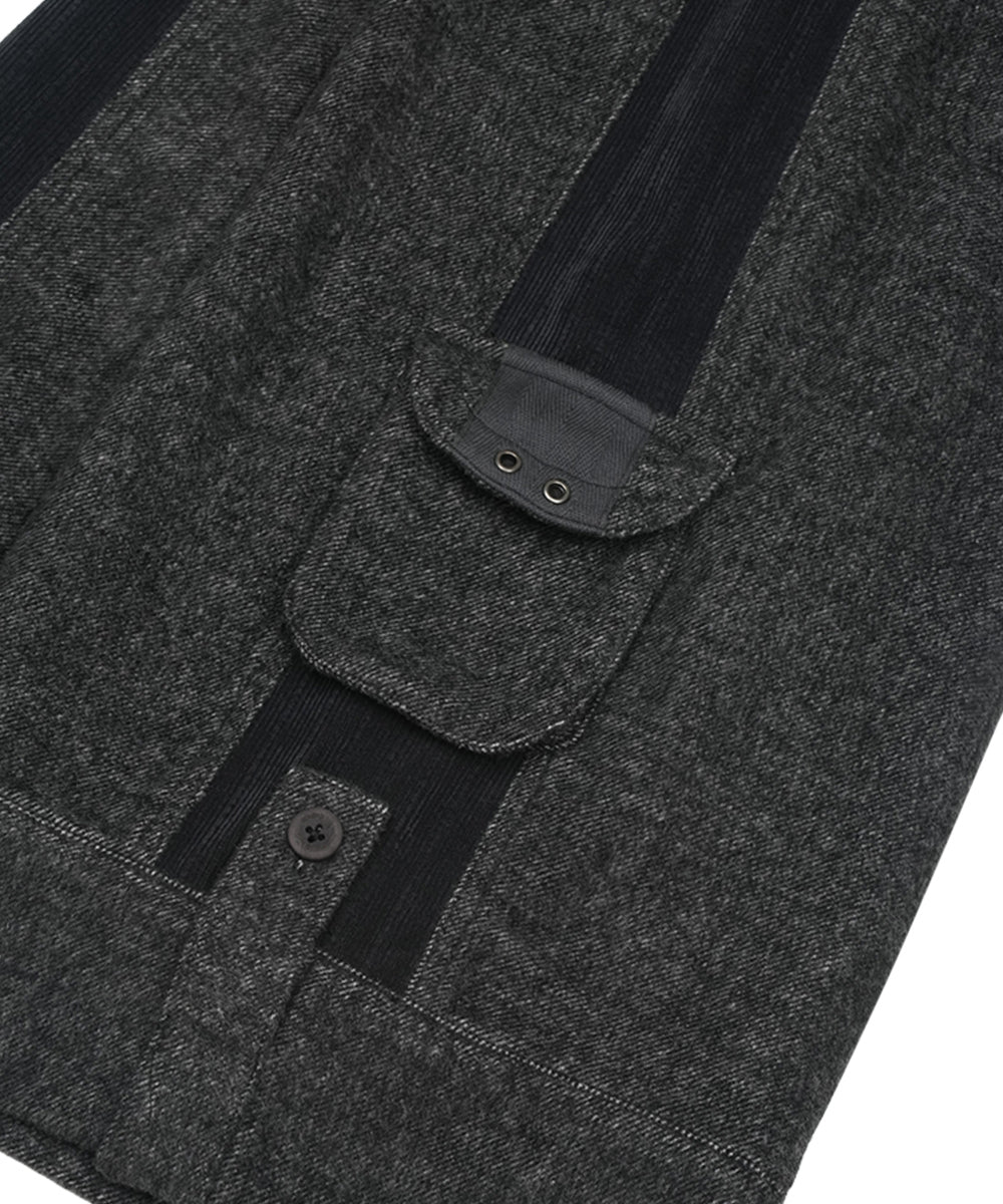 Coyseio - Side Panel Wide Pants (Dark Grey) product image 16 | TRAB K-Fashion Australia