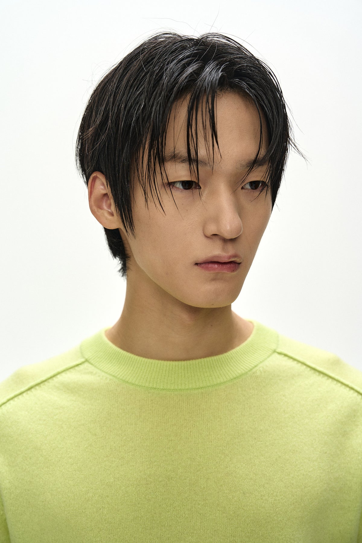 Andersson Bell - Shane Cashmere Crew-Neck Sweater (Lemon) product image 4 | TRAB K-Fashion Australia