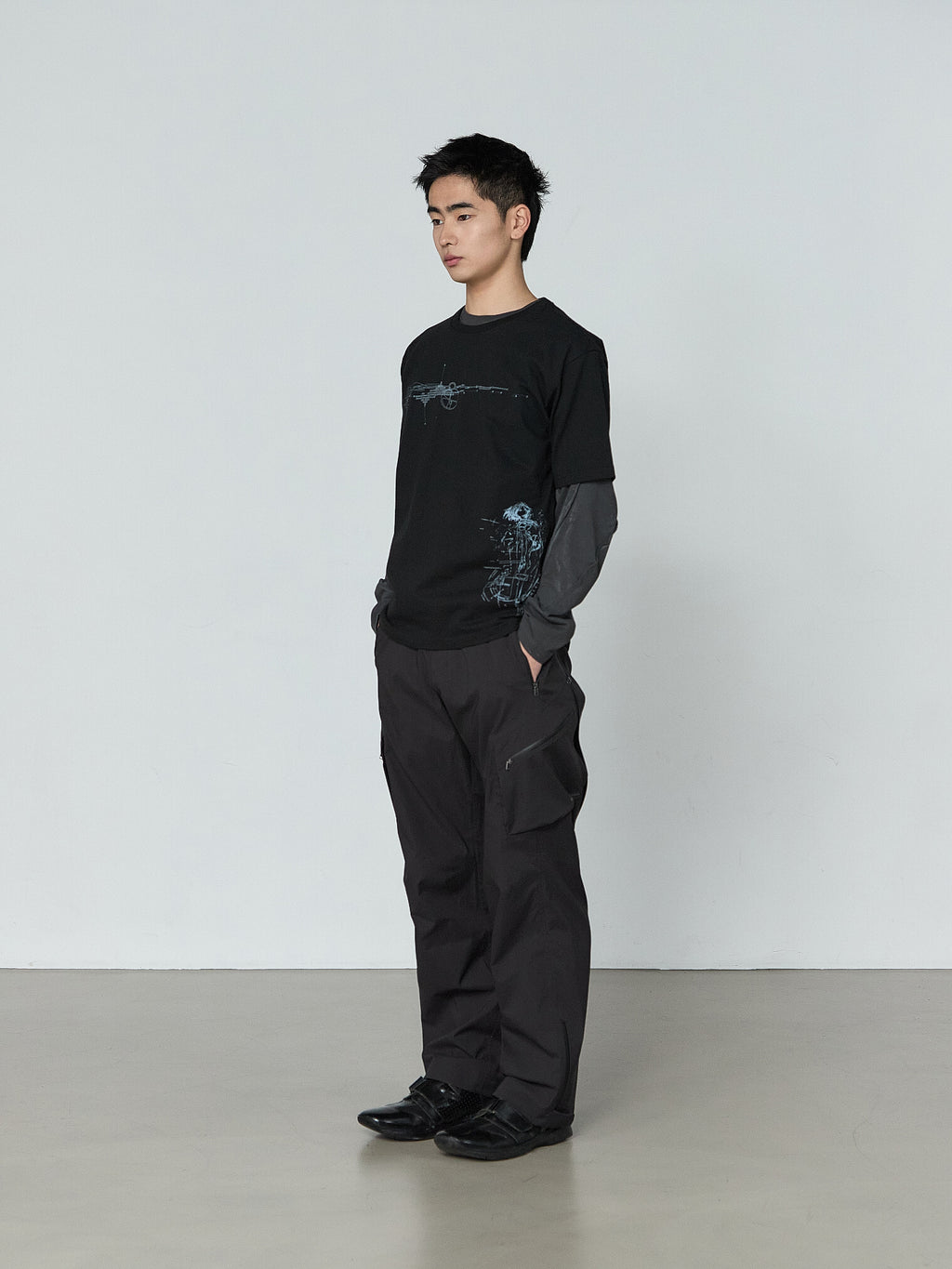 San San Gear - Resonian T-Shirt (Black) product image 1 | TRAB K-Fashion Australia