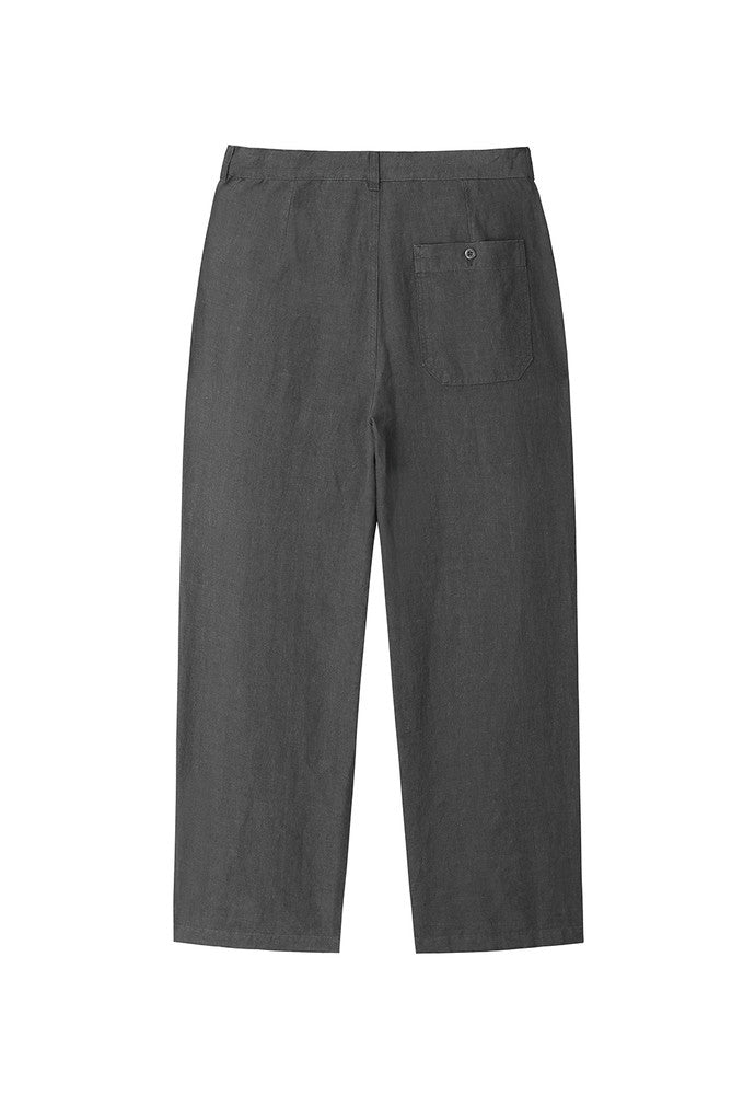 Art if acts - Linen Parachute Pants (Vintage Charcoal) product image 7 | TRAB K-Fashion Australia