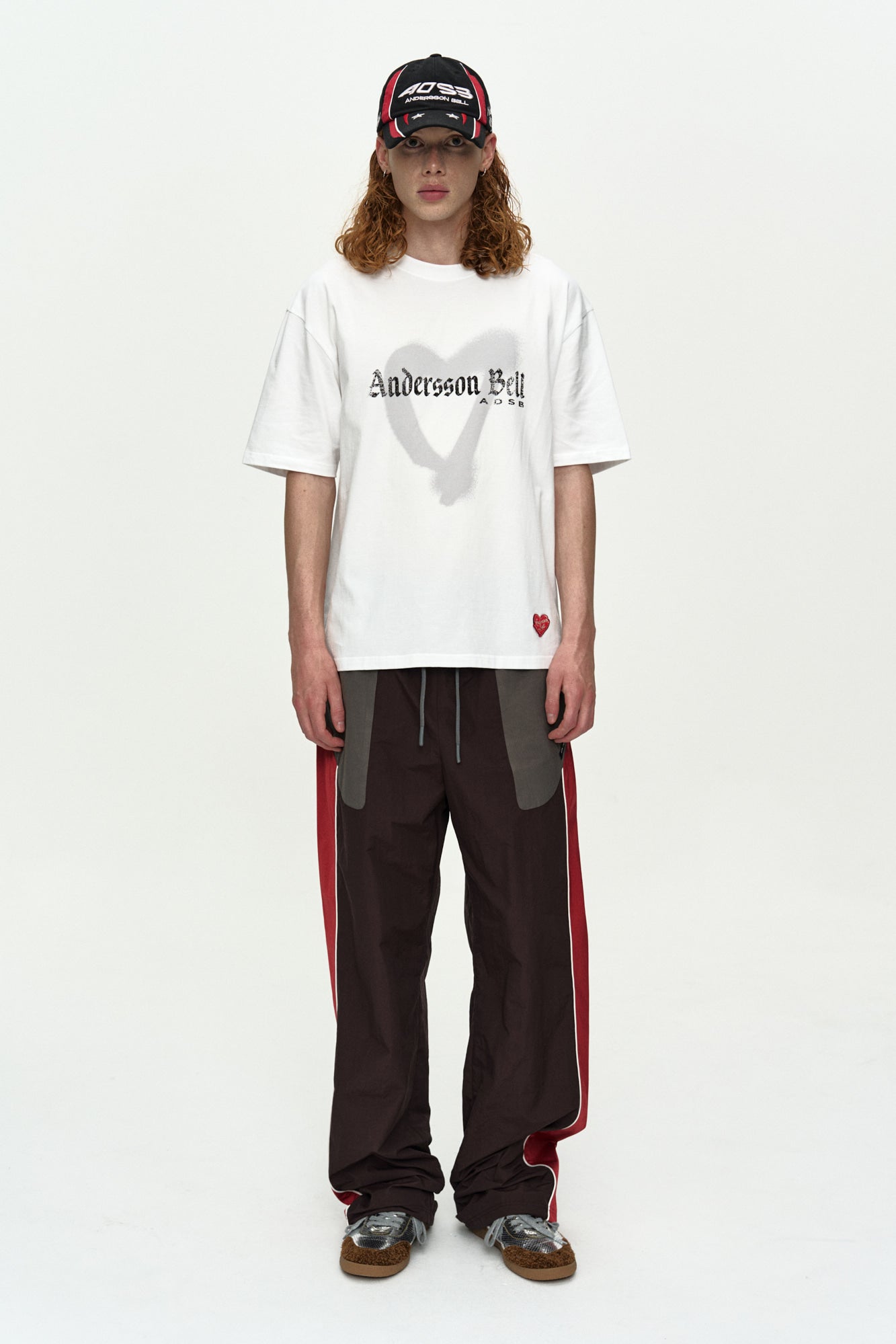 Andersson Bell - (essential) Unisex Heart T-Shirt (White) product image 2 | TRAB K-Fashion Australia