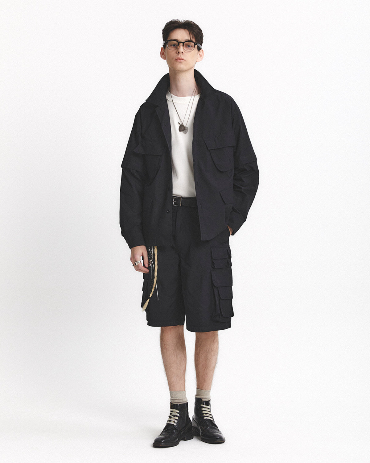 Eastlogue - J.g Combat Shirts (Black) product image 4 | TRAB K-Fashion Australia