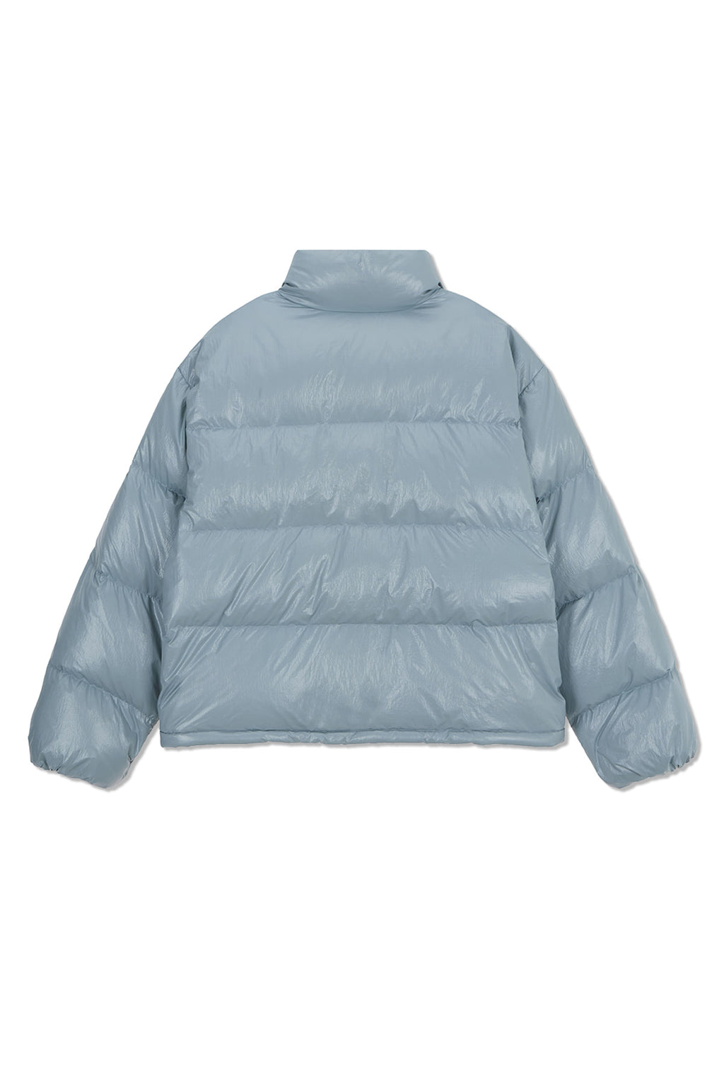 Matin Kim - Small Logo Volume Down Jumper (Light Grey) product image 2 | TRAB K-Fashion Australia