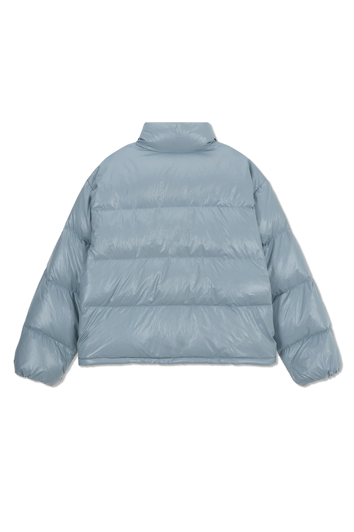 Matin Kim - Small Logo Volume Down Jumper (Light Grey) product image 2 | TRAB K-Fashion Australia