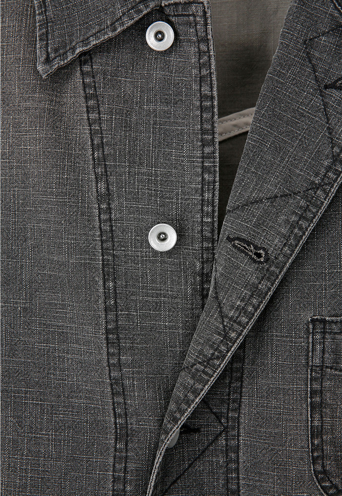 Art if acts - Linen Western Coverall Jacket (Black) product image 10 | TRAB K-Fashion Australia