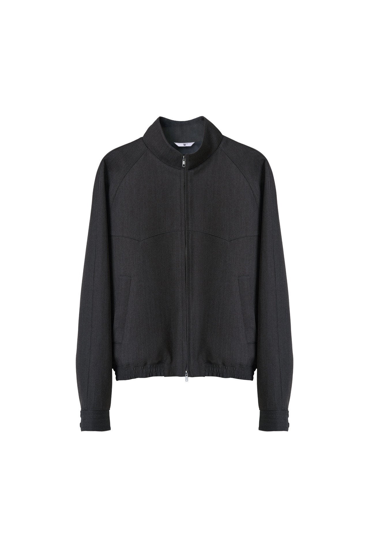 STU - High Neck Zip-up Wool Jacket (Grey) product image 19 | TRAB K-Fashion Australia